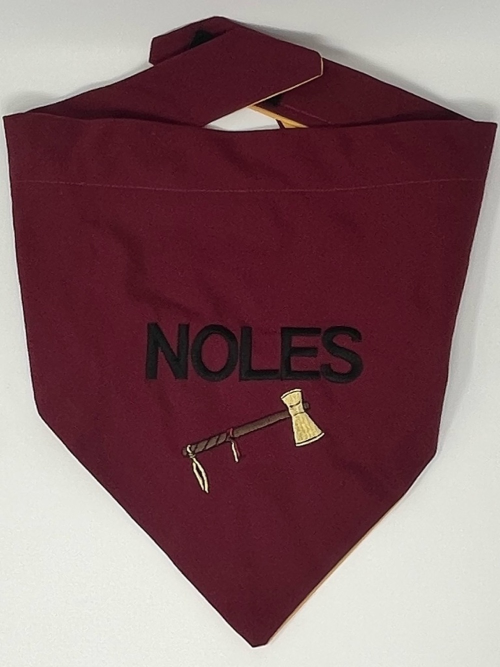 NOLES Reversible Garnet/Gold FSU Pet Bandana/Scarf